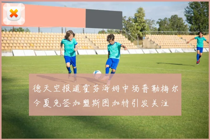 德天空报道霍芬海姆中场普勒梅尔今夏免签加盟斯图加特引发关注